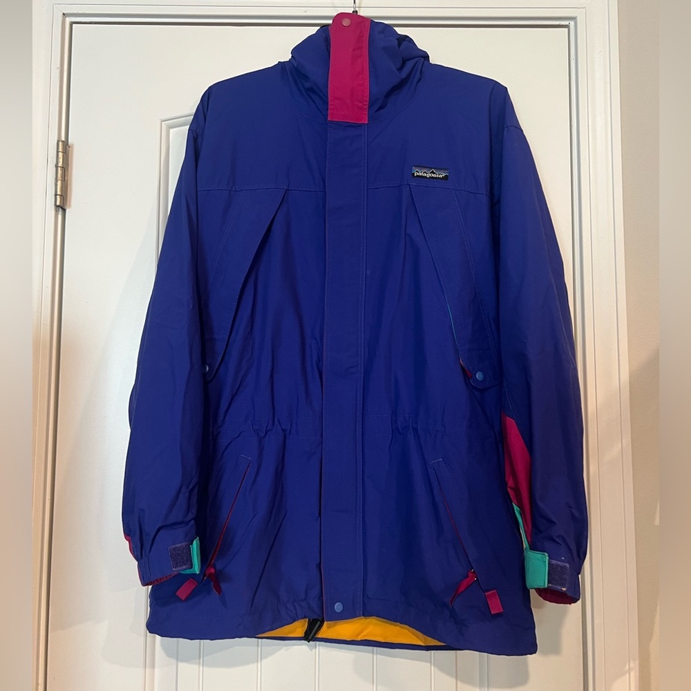 Patagonia Women’s Vintage Colorblock Windbreaker Size XS